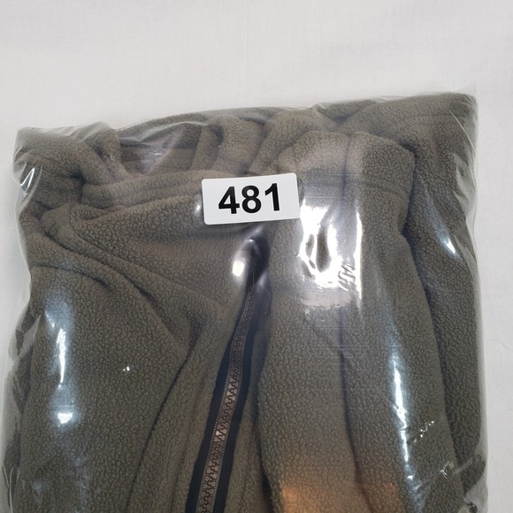 Cutter & Buck Fleece Pullover Jacket 1/4 Zip Khaki Green Mens‎ Large - Picture 6 of 6